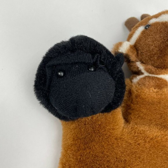 Nanco Hand Puppet Gorilla Giraffe Elephant Tiger Bear Glove Pretend Play - Picture 3 of 8
